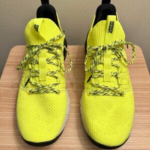 Under Armour Men's Project Rock 3 Training Shoe (11, Yellow/Black, Numeric_11)